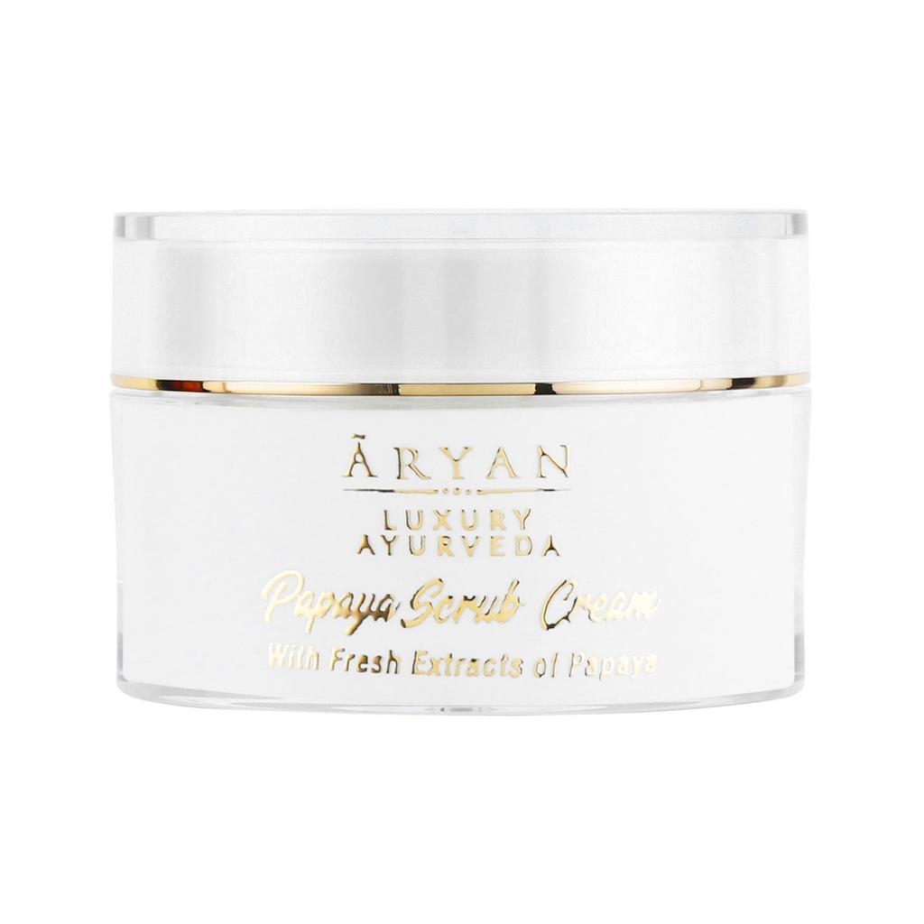 Kremowy peeling z papają (50g), Krem peelingujący z papai, aryjski
