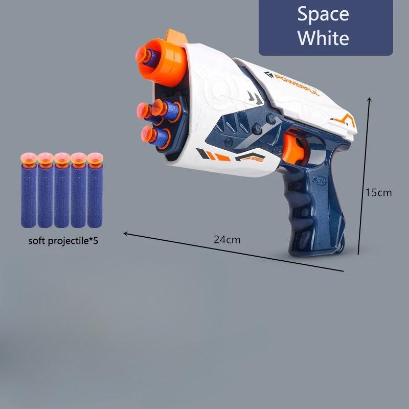 Adult Manual Soft Bullets Toy Gun Kits For Nerf Darts Toy Pistol Gun Long Range Dart Blaster AdultToys Xmas Gift