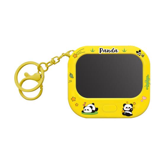 Mini LCD Writing Tablet Keychain with Pen Kids Colorful Doodle Notepad Erasable Drawing Board Sketch Pad Bag Backpack