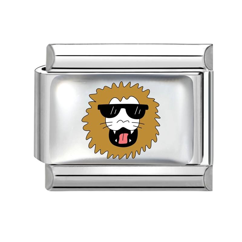 Creative Personalized DIY Cartoon Animals Series Charm Bracelet Lovely Fish Dog Cat Bead Fit 9mm Stainless Steel Bracelet Gift