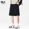 Baleno Herren S&K Baumwolle Lockere Passform Freizeitshorts
