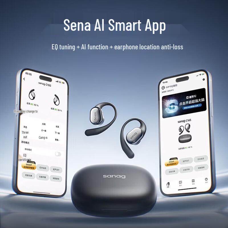 Saina C16S Open-Ear Sport Bluetooth Headphones