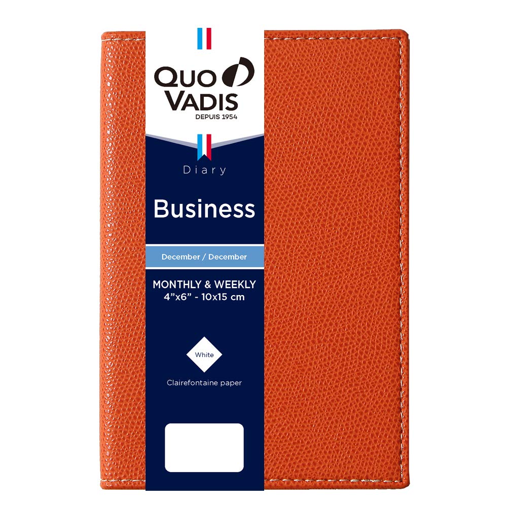 QUOVADIS 2026 Business/Club Diary Weekly Vertical 10x15cm Apricot qv00402ap