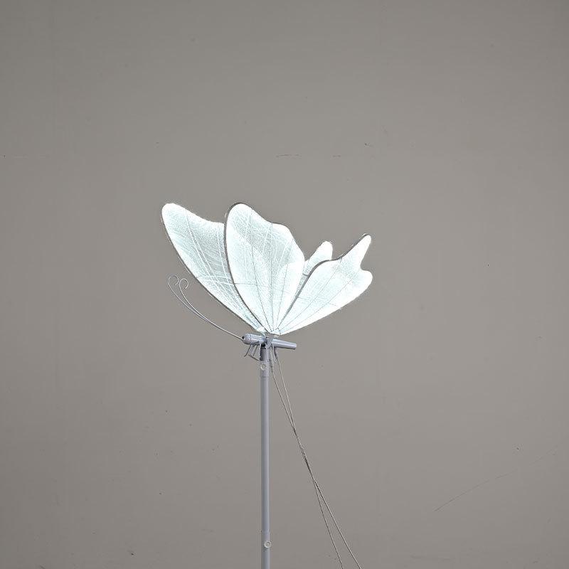 

Светящийся кулон в виде крыльев бабочки и маркер прохода - Свадебное железное искусство, потолочное украшение и двусторонний фоновый орнамент