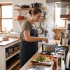 Adjustable Water-resistant Apron Oil-Proof Kitchen Apron Simple Cooking Apron  Restaurants
