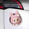 LABUBU 3D Autoaufkleber Cartoon Auto Fensteraufkleber ACreative Persönlichkeit Dekoration Aufkleber