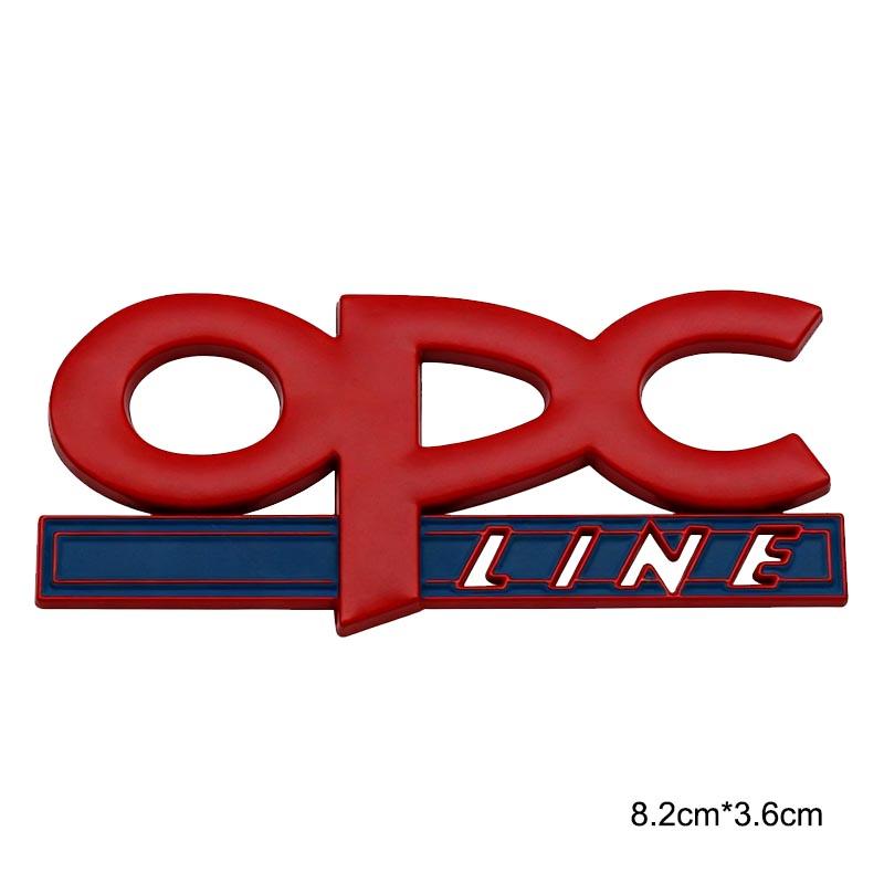 3D Metal OPC Line Car Sticker For Opel, Buick, New Regal Car Modification Parts