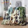 Cartoon French Pit Bull Dog Pet Soft Plush Blanket,Flannel Blanket Throw Blanket for Living Room Bedroom Bed Sofa Picnic Cover
