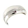 White 'Sissi' Silver Ring