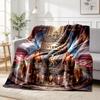 Liverpool Football Club Pattern Blanket for Home Decoration, Bed, Sofa, Car Travel, Camping, Suitable for All Seasons, Birthday Christmas Gift