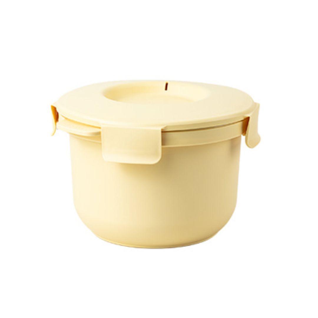 CaloBowl Microwave rice cooker Butter Yellow