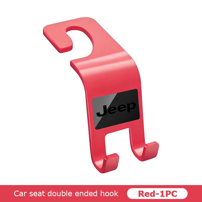 Car Seat Back Hook Mobile Phone Bracket Handbag Hanger Interior Accessories For Jeep Cherokee Patriot Liberty Wrangler JK JL AMY1
