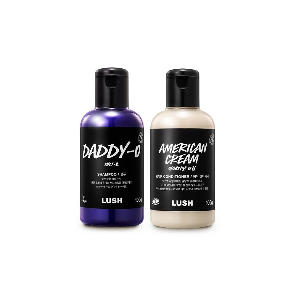 [Lush] Daddy-O 100g + American Cream 100g - Hair Care Set