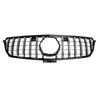 Chrome Black Front Grille Grill Fit Benz W166 2012-2015 ML350 400 550 GTR Style