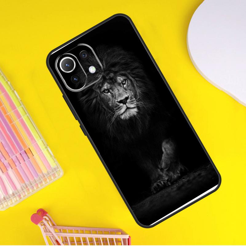 King Of The Jungle Lion Cover For Xiaomi 14 13 Ultra 11T 12T 13T 14T Pro POCO X7 Pro X3 X5 F3 F5 F6 M6 X6 Pro Case