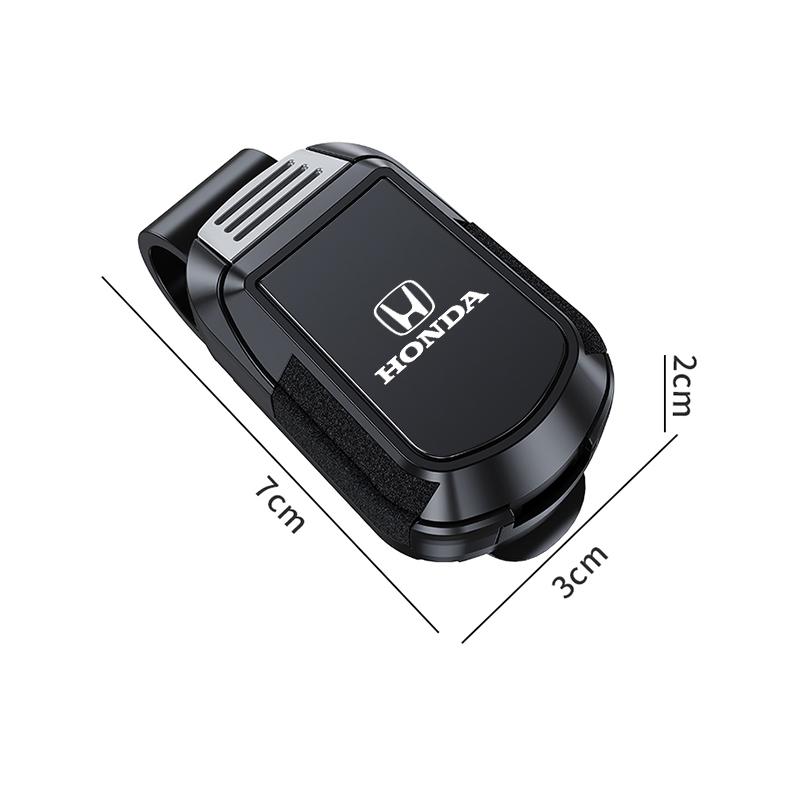 Honda Car Glasses Sunglasses Storage Clip Sun Visor Clamp For Honda Civic FIT CRV Accord Jazz HRV Insight Odyssey Vezel CRZ 5th ajj256