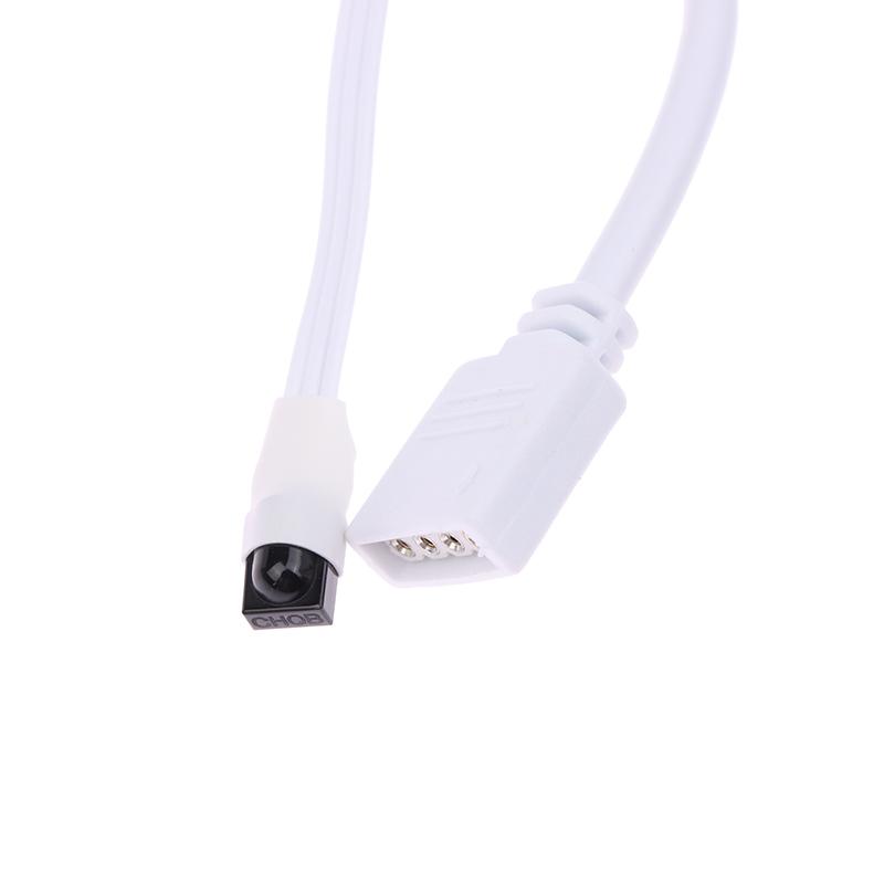 Led Controller 24 Keys Led Ir Rgb Controller Box 1 To 2 Controller Ir Remote Dimmer Dc12V For Rgb 3528 5050 Led Strip Lights