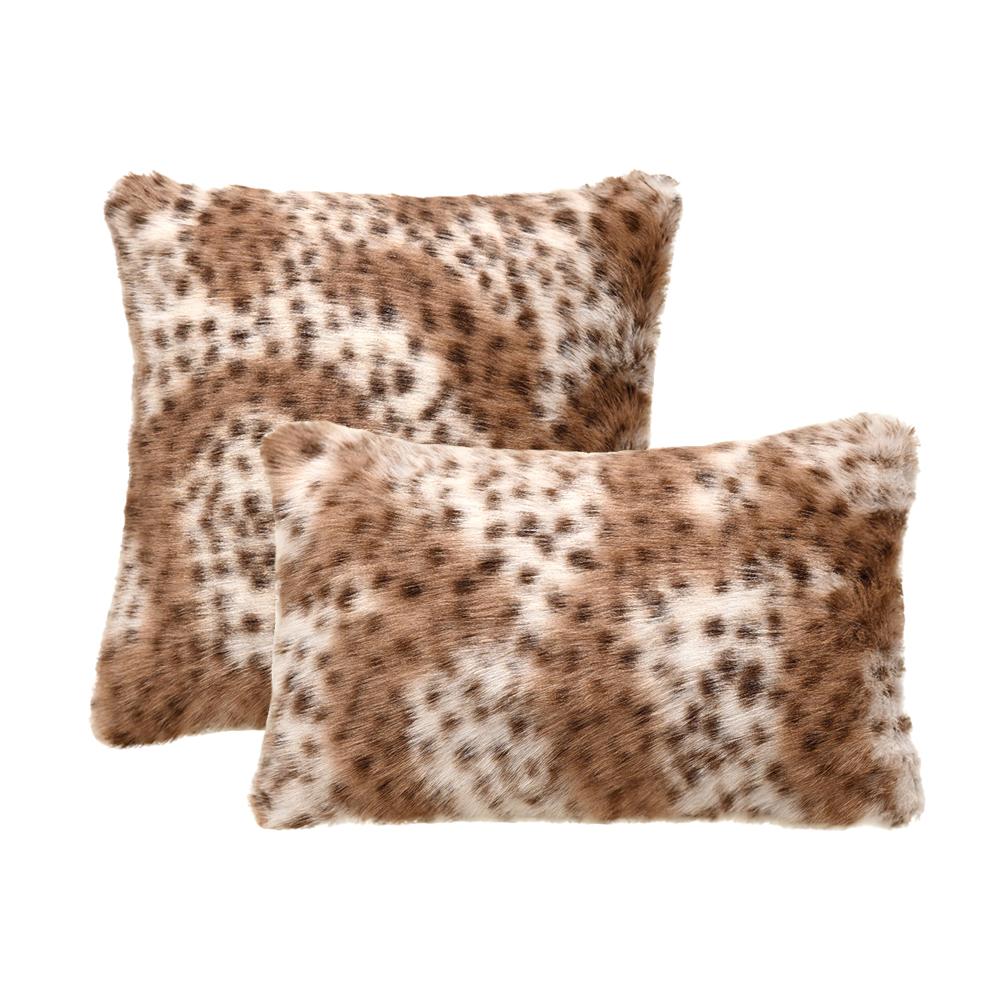 ACHETER MAINTENANT 1 PIÈCE Housse de Coussin Animal Longue en Peluche à Pois Housse de Coussin Décorative Confortable pour Canapé Salon