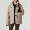 Under Armour Windproof Warm Stand Collar Cotton Jacket Unisex Jackets Khaki 24600901-203