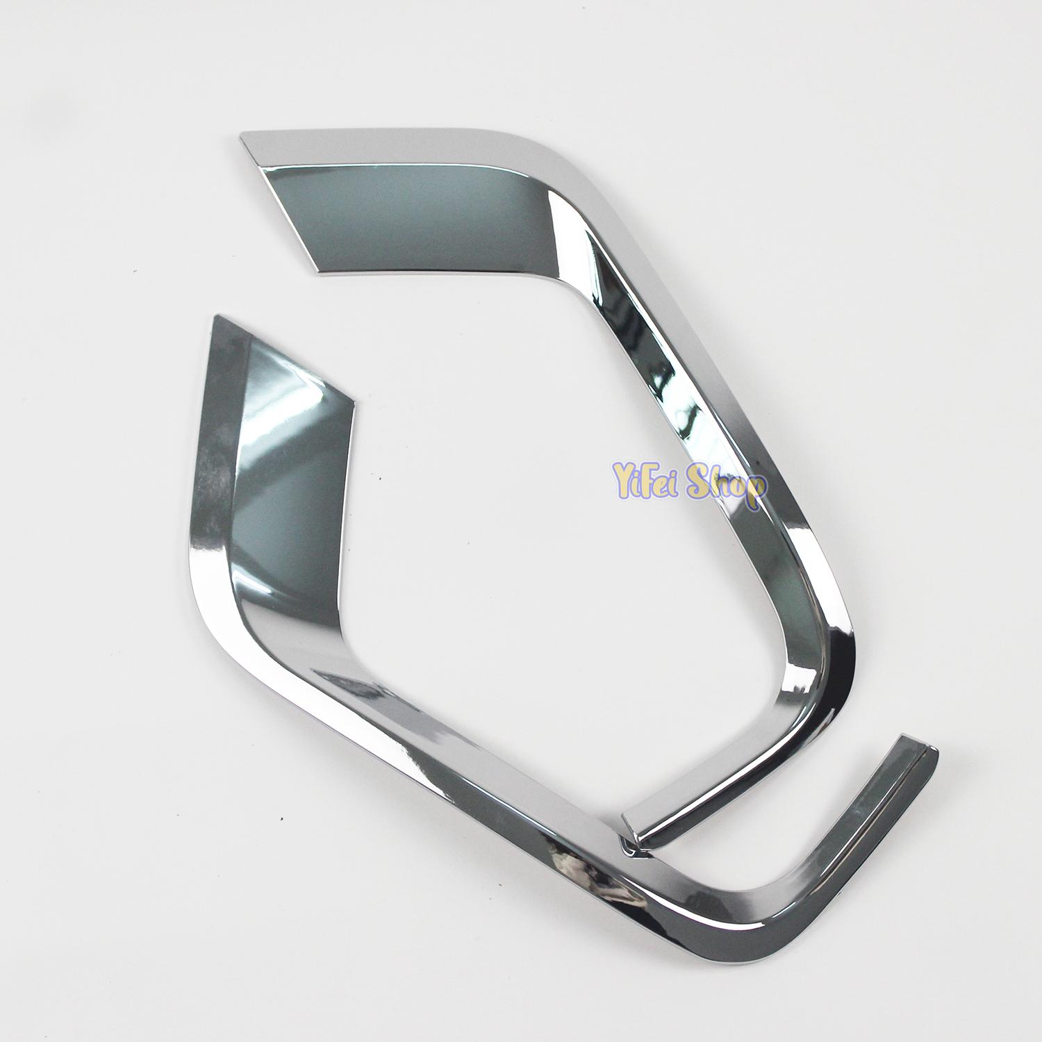 

Хромированные автомобильные аксессуары Покрытые Накладки на передние противотуманные фары Стиль наклейки Для Toyota Land Cruiser 300 LC300 FJ300 Outer fog lamp cover