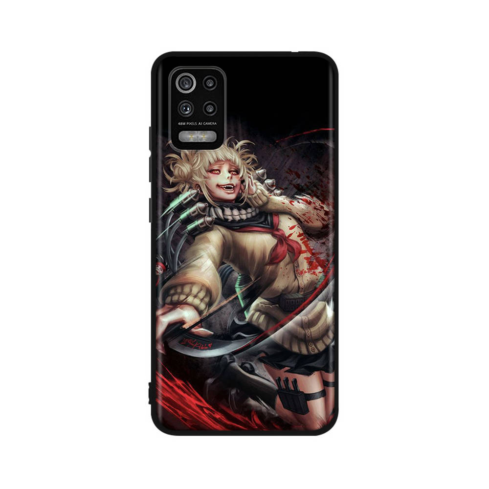 DT3 Hero Academia Toga Case for iPhone 16 15 Plus 14 13 12 11 Pro 8 7 6S 6 SE 5S X XR XS Max Realme C30 C33 C31 9I Huawei P30 Black Soft Cover
