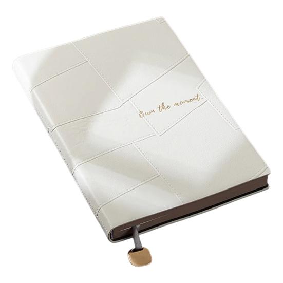 Faux Leather Cover Notebook Smooth Writing Office Notebook Waterproof Writing Diary Personal Use Notepad