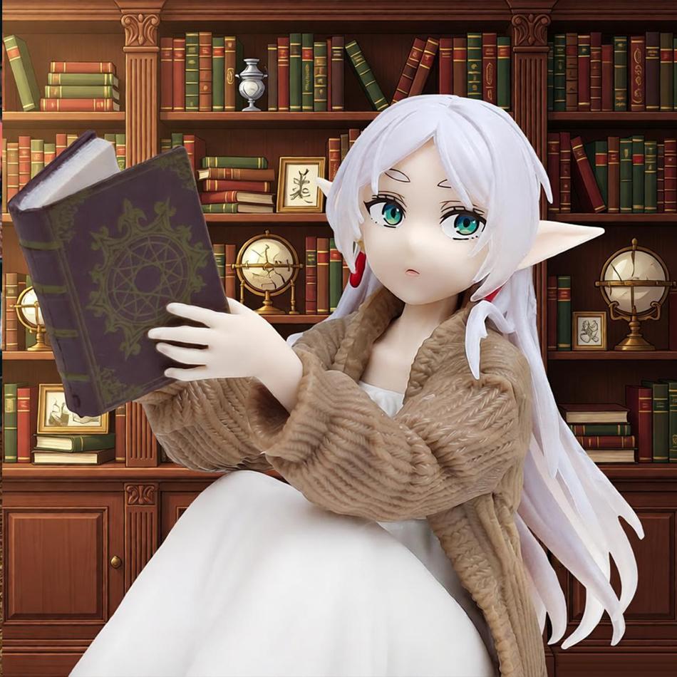 12cm Frieren Beyond Journey's End Anime Action Figure Desktop Cute Night-suit Action Figure Figurine Collection Model Doll Toy