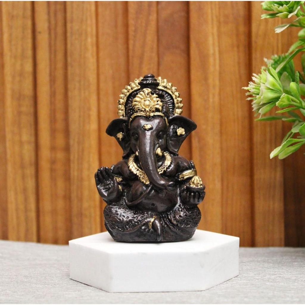 Ganesha Idol for Car Dashboard |Home Mandir| Gift Items | Desktop Decor| Showpiece| Temple Decor| Office| Ganpati