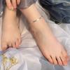 S925 Sterling Silver Snake Bone Anklet Simple Personality Anklet Female Sexy Anklet Niche