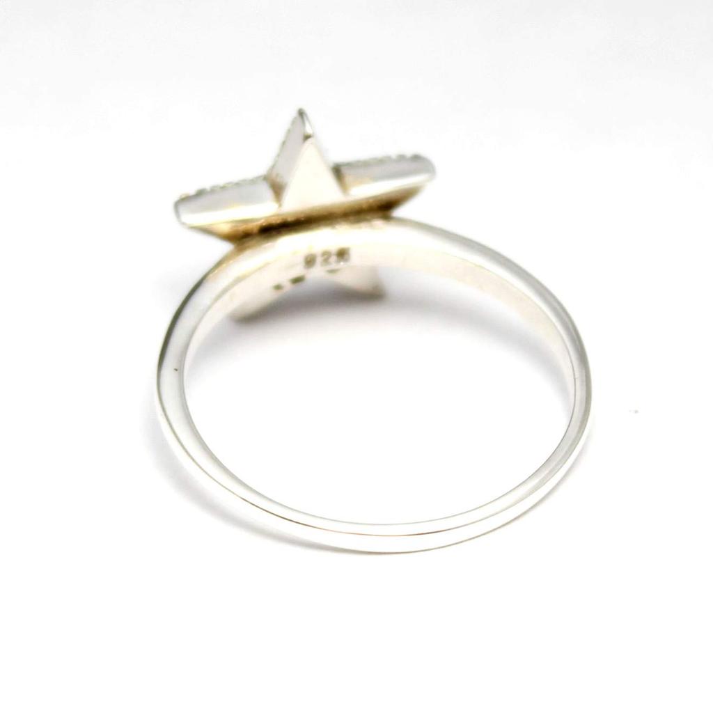 [World Accessories Carmelo] Star Turquoise Ring, Good Vibrations, Pentagram (15)