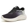 Anta Versatile Shock Absorbing Wear Resistant Breathable Rebound Low Top Running Shoes Men Sneakers Black White 912315572-1