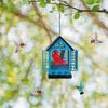 Hanging Bird Feeder Caged Quick Assembly Heavy Duty Waterproof for Lovers