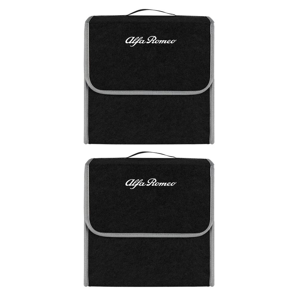 WAJDS1 Car Stickers For Alfa Romeo Car Storage Bag Folding Travel Tidying Box Trunk Tools Case For Alfa Romeo Giulietta 147 Giulia Spid