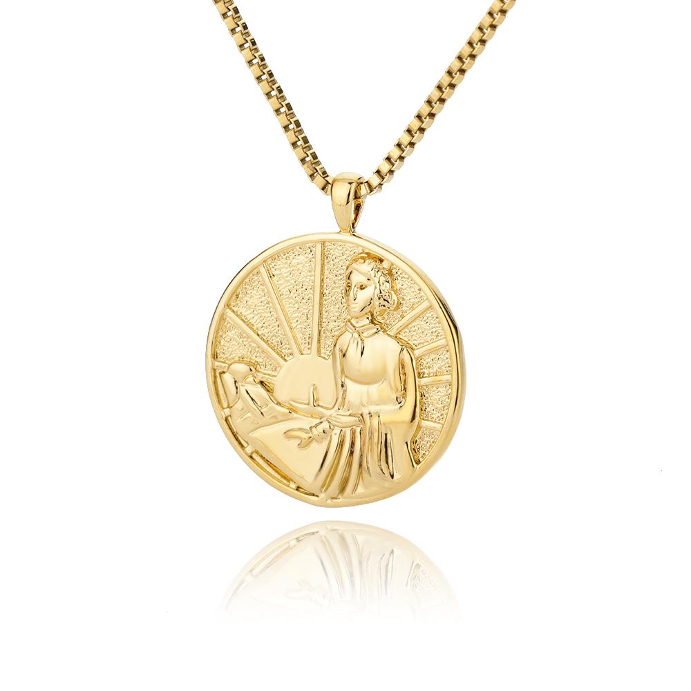 Aphrodite Necklace for Women Gold Color Greek Mythology Goddess Pendant Choker Necklace Goth Jewelry Mothers Day Gift 2024