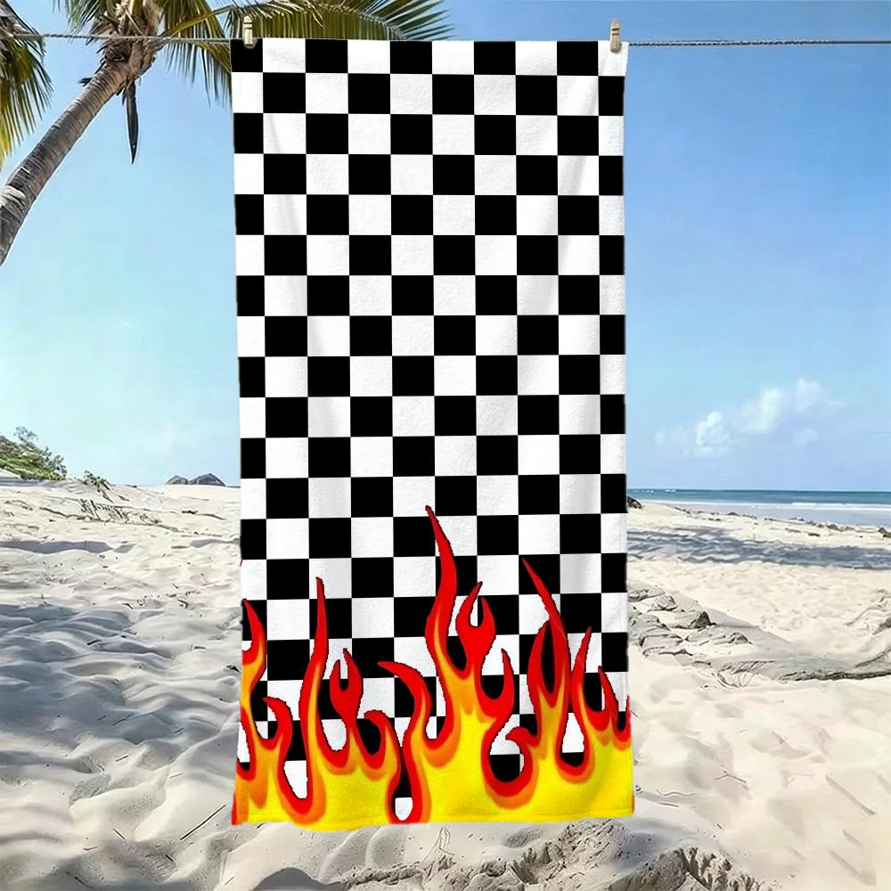 Melodisches I-In FlamesS Handtuch Fünf-Sterne-Hotelqualität Umweltfreundlich Ultraweiche Dicke Handtücher & Strandtücher