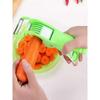 2pcs Kitchen Vegetable Peeler Stainless Steel Melon Planer Double-Head Peeler Household Multiple-Function Fruit And Vegetable Peeler