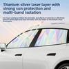 NEW Car magnetic sunshade laser sunshade full sunshade sunscreen isolation curtain General automotive curtain accessories