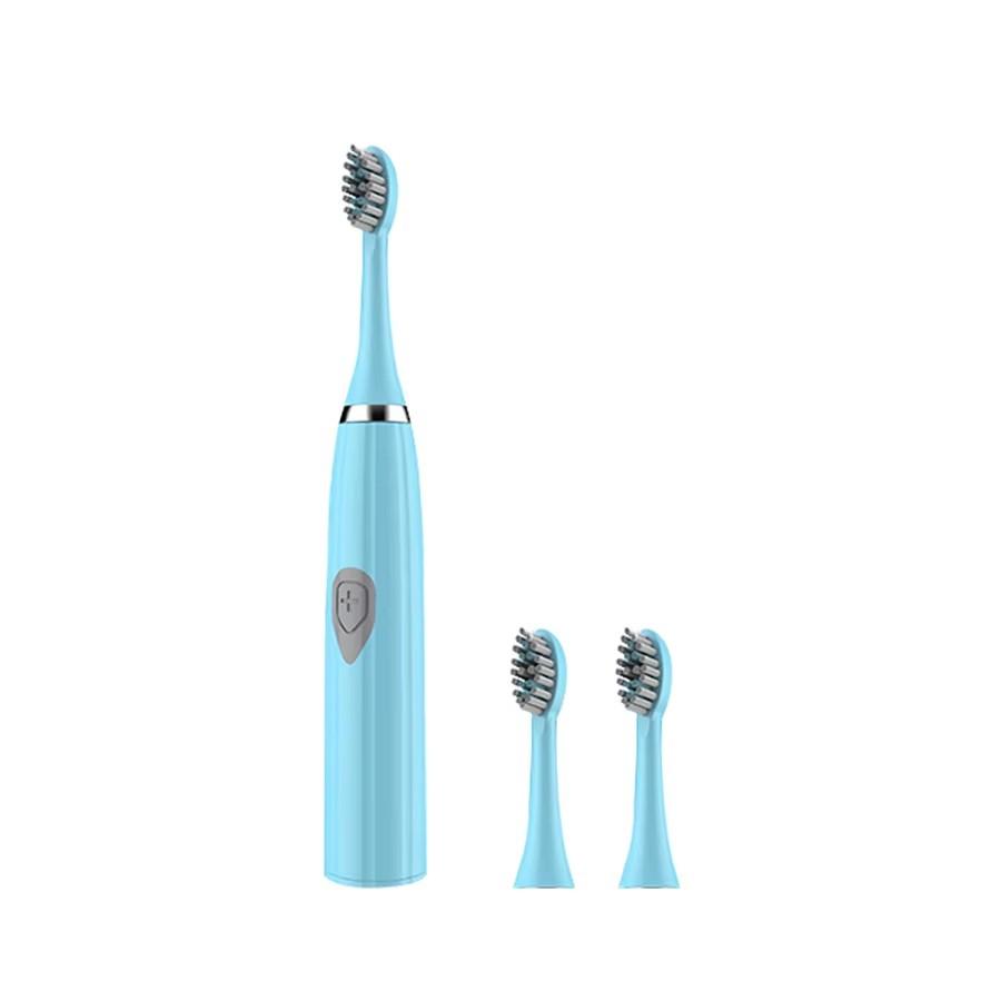 

2026 Electric Toothbrush Adult Automatic Couples Set, Suitable For Home Or Travel Use, Random Brush Head Colors battery version синій