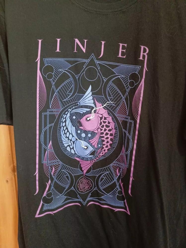 Подарок для семьи от группы Jinjer Черная футболка Хлопок Все размеры Унисекс Футболка XXXL