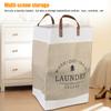 Printed Foldable Storage 1PC Collapsible Organizer Waterproof Sorter Basket Bin Sundries Laundry Basket Dirty Clothes Hamper