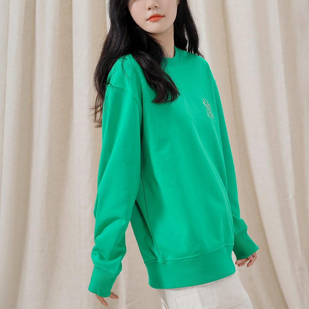 MLB Sweatshirts Unisex Green Crew Neck Moderate Other 3AMTM0124-50GNS