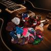 120pcs Different Thickness Guitar Picks Colorful Guitar Accessories Celluloid Guitar Picks  Guitar
