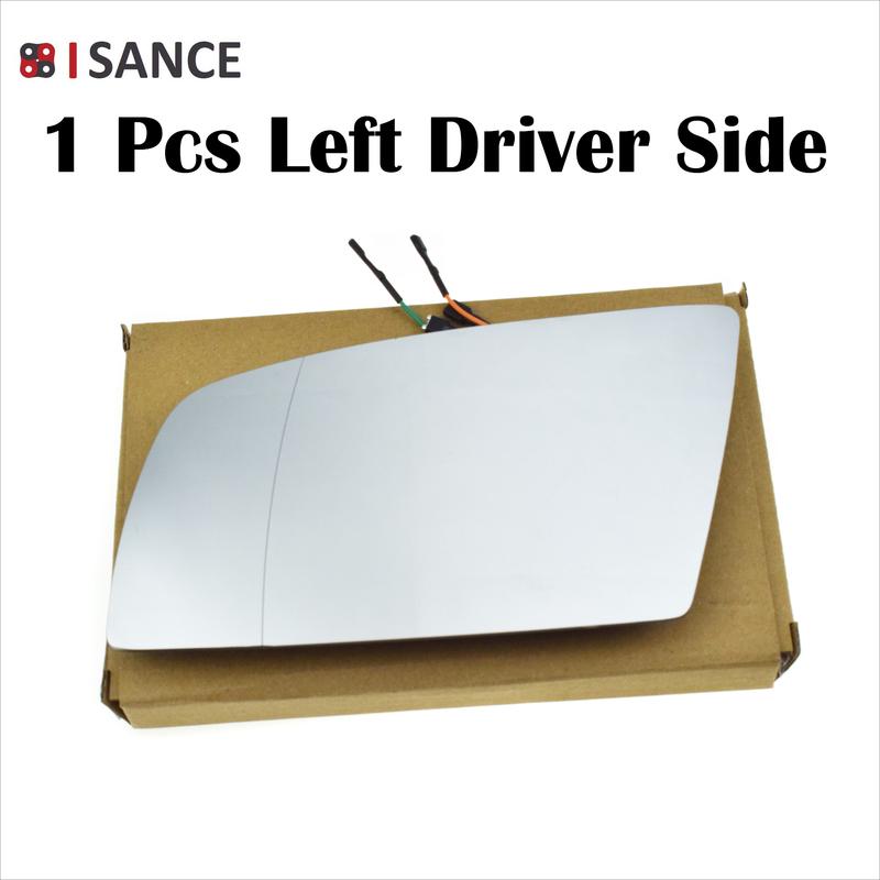 Heated Rearview Side Mirror Glass Left Driver or Right Passenger For BMW 5 6 Series E60 E61 E63 E64 525i 528i 535i 550i 650i
