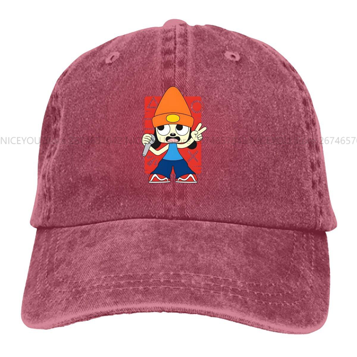 

Летняя кепка Солнцезащитный козырек Крутые хип-хоп кепки PaRappa The Rapper Ковбойская шляпа Кепки с козырьком One Size