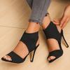 Women Sandals Summer  Designer High Heels Sandals Sexy  Breathable High Heels Shoes for Women Sandalias De