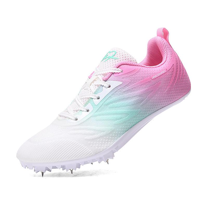 Nail Shoes Athletics Sprinting Sports Men'S Sports Outdoor Nail Shoes Women'S Medium And Long Running Long Jump Shoes High School Entrance Examination