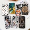 H-Haikyuu Volleyball Japan Anime Phone Case For iPhone 16,15,14,13,12,17,Pro Max,Plus Silicone Black Case