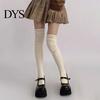 Chic Thigh High Socks Slouch Women Stretchy Over-the-knee Scrunch Long Breathable Over Knee Stockings for Boots Skirts Party Dating Street Wear