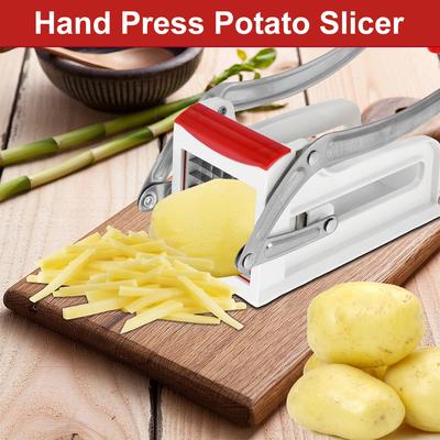 Stainless Steel Potato Slicer Multifunction Potato Chipper For Kitchen Manual Fast Vegetable Cutting Machine Kitchen Gadgets