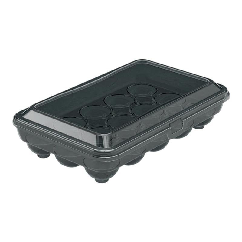 Space Saving Eggs Tray Organizer 10/15 Compartments Dishwasher Safe Refrigerator Storage Container Kitchen Tool